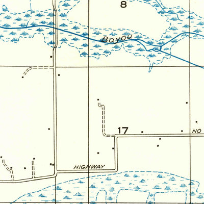 United States Geological Survey Lake Charles SW, LA (1932, 31680-Scale) digital map