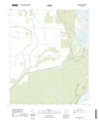 United States Geological Survey Lake Cheatham, AR (2020, 24000-Scale) digital map