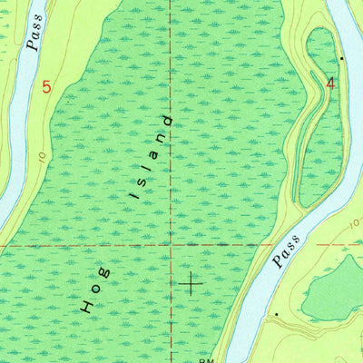 United States Geological Survey Lake Chicot, LA (1970, 24000-Scale) digital map