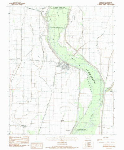 United States Geological Survey Lake City, AR (1983, 24000-Scale) digital map