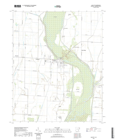 United States Geological Survey Lake City, AR (2020, 24000-Scale) digital map