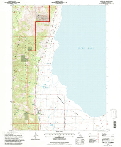 United States Geological Survey Lake City, CA (1993, 24000-Scale) digital map