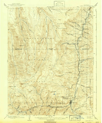 United States Geological Survey Lake City, CO (1905, 62500-Scale) digital map
