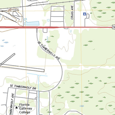 United States Geological Survey Lake City East, FL (2021, 24000-Scale) digital map