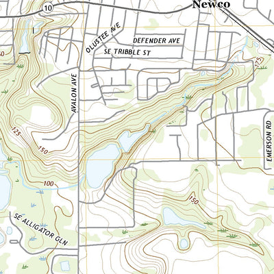 United States Geological Survey Lake City East, FL (2021, 24000-Scale) digital map