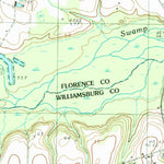 United States Geological Survey Lake City East, SC (1990, 24000-Scale) digital map