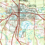 United States Geological Survey Lake City, FL-GA (1981, 100000-Scale) digital map