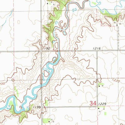 United States Geological Survey Lake City, IA (1980, 24000-Scale) digital map