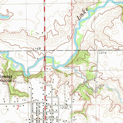 United States Geological Survey Lake City, IA (1980, 24000-Scale) digital map