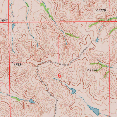 United States Geological Survey Lake City, KS (1973, 24000-Scale) digital map