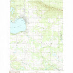 United States Geological Survey Lake City, MI (1983, 25000-Scale) digital map