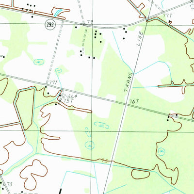 United States Geological Survey Lake City West, SC (1990, 24000-Scale) digital map