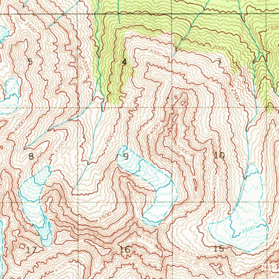 United States Geological Survey Lake Clark A-3, AK (1954, 63360-Scale) digital map