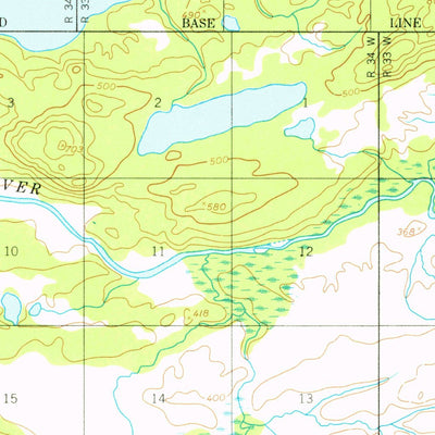 United States Geological Survey Lake Clark A-6, AK (1954, 63360-Scale) digital map