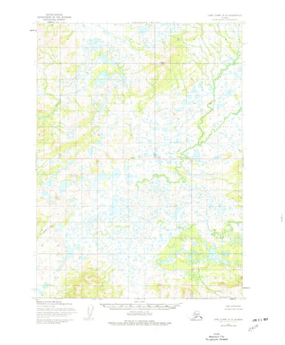 United States Geological Survey Lake Clark A-8, AK (1954, 63360-Scale) digital map