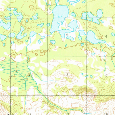United States Geological Survey Lake Clark A-8, AK (1954, 63360-Scale) digital map
