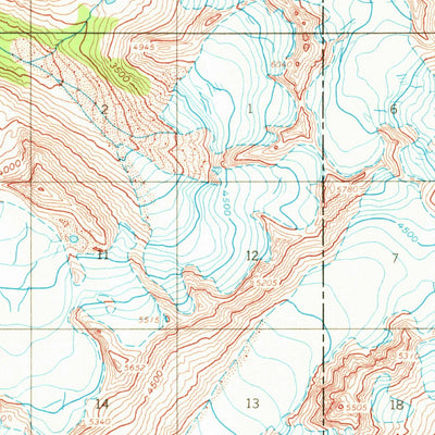 United States Geological Survey Lake Clark B-2, AK (1958, 63360-Scale) digital map