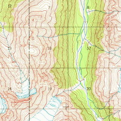 United States Geological Survey Lake Clark B-2, AK (1958, 63360-Scale) digital map