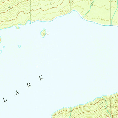 United States Geological Survey Lake Clark B-3, AK (1954, 63360-Scale) digital map