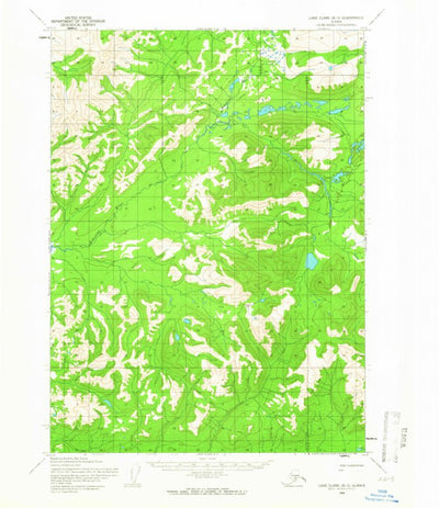 United States Geological Survey Lake Clark B-5, AK (1954, 63360-Scale) digital map