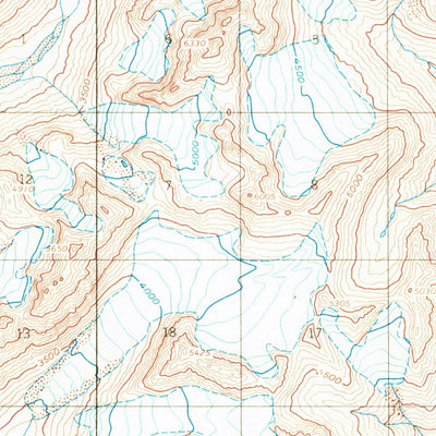 United States Geological Survey Lake Clark C-2, AK (1958, 63360-Scale) digital map