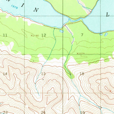 United States Geological Survey Lake Clark C-3, AK (1954, 63360-Scale) digital map