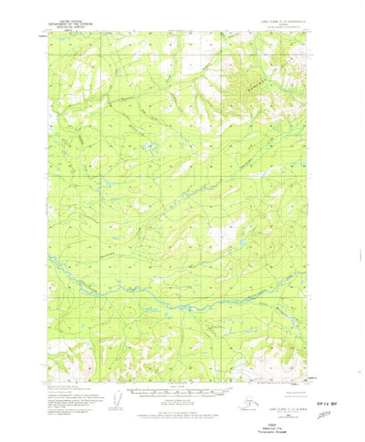 United States Geological Survey Lake Clark C-5, AK (1954, 63360-Scale) digital map