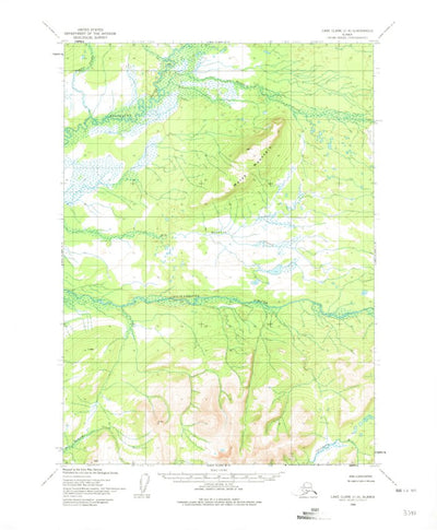 United States Geological Survey Lake Clark C-6, AK (1954, 63360-Scale) digital map