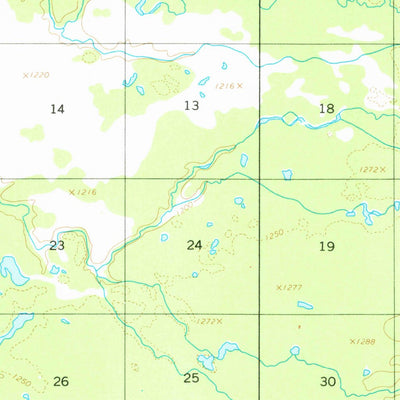 United States Geological Survey Lake Clark D-5, AK (1954, 63360-Scale) digital map