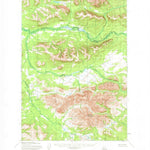 United States Geological Survey Lake Clark D-7, AK (1954, 63360-Scale) digital map
