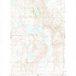 United States Geological Survey Lake Coe, ND (1961, 24000-Scale) digital map