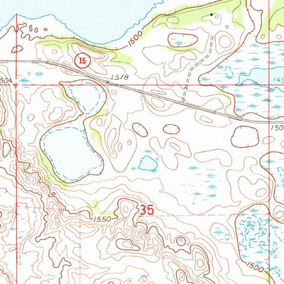 United States Geological Survey Lake Coe, ND (1961, 24000-Scale) digital map
