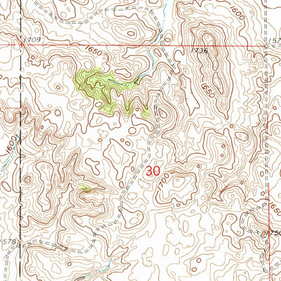 United States Geological Survey Lake Coe, ND (1961, 24000-Scale) digital map