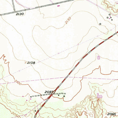United States Geological Survey Lake Colorado City, TX (1950, 24000-Scale) digital map