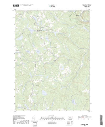 United States Geological Survey Lake Como, PA (2023, 24000-Scale) digital map