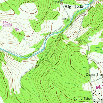 United States Geological Survey Lake Como, PA-NY (1968, 24000-Scale) digital map