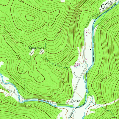 United States Geological Survey Lake Como, PA-NY (1968, 24000-Scale) digital map
