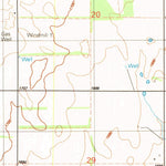 United States Geological Survey Lake Creek, OK (1989, 24000-Scale) digital map