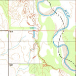 United States Geological Survey Lake Creek, OK (1989, 24000-Scale) digital map