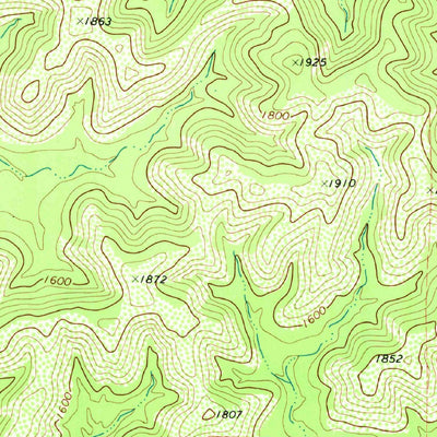 United States Geological Survey Lake Creek, TX (1971, 24000-Scale) digital map