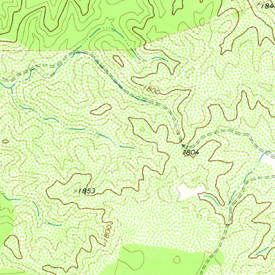 United States Geological Survey Lake Creek, TX (1971, 24000-Scale) digital map