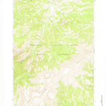 United States Geological Survey Lake Creek, WY (1970, 24000-Scale) digital map