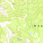 United States Geological Survey Lake Creek, WY (1970, 24000-Scale) digital map