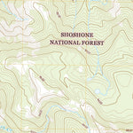 United States Geological Survey Lake Creek, WY (2021, 24000-Scale) digital map