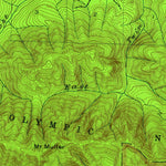 United States Geological Survey Lake Crescent, WA (1918, 62500-Scale) digital map