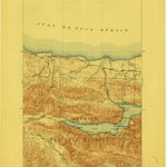 United States Geological Survey Lake Crescent, WA (1922, 62500-Scale) digital map