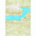 United States Geological Survey Lake Crescent, WA (1950, 24000-Scale) digital map