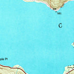 United States Geological Survey Lake Crescent, WA (1950, 24000-Scale) digital map