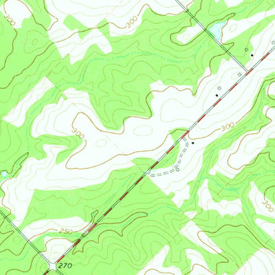 United States Geological Survey Lake Cypress, GA (1972, 24000-Scale) digital map