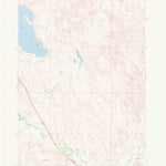 United States Geological Survey Lake De Smet East, WY (1970, 24000-Scale) digital map